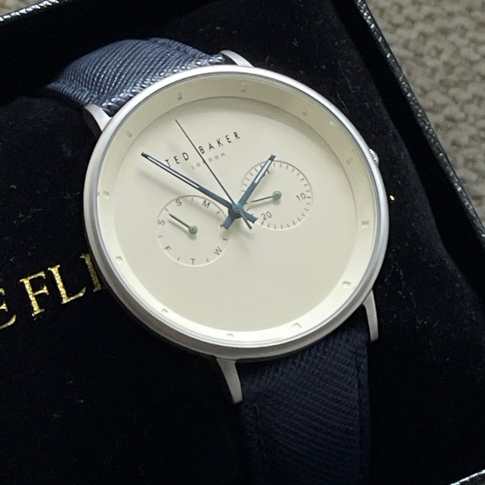 Ted Baker London Gents Leather Strap Watch, 41mm